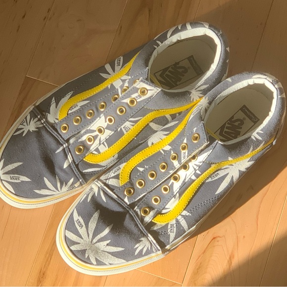 Vans old skool custom blue/yellow/white 721454 size 12 - Picture 6 of 6